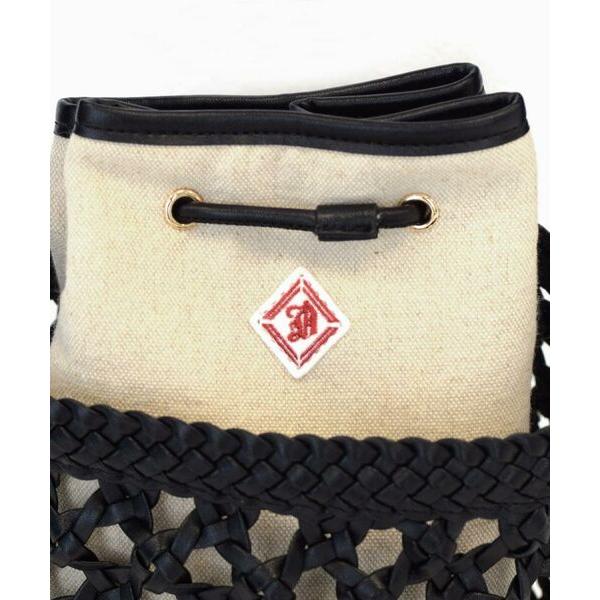 DRESSTERIOR（ドレステリア） 【3WAY】メッシュ＆キャンバス バケツBAG