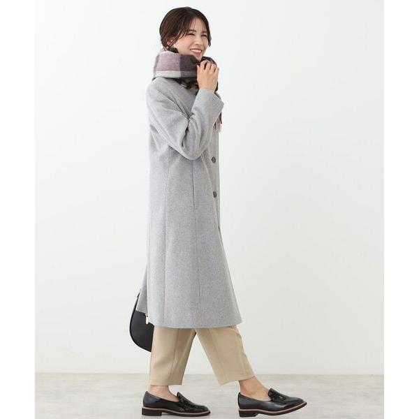 Reflect（リフレクト） 【定番人気】ステンカラーロングウール混コート