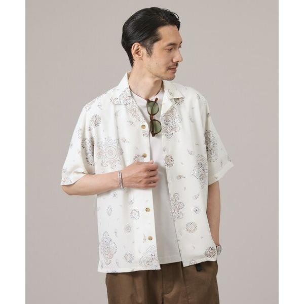 TAKEO KIKUCHI / タケオキクチ 【ペイズリー紋】オープンカラーシャツ｜selectsquare｜03