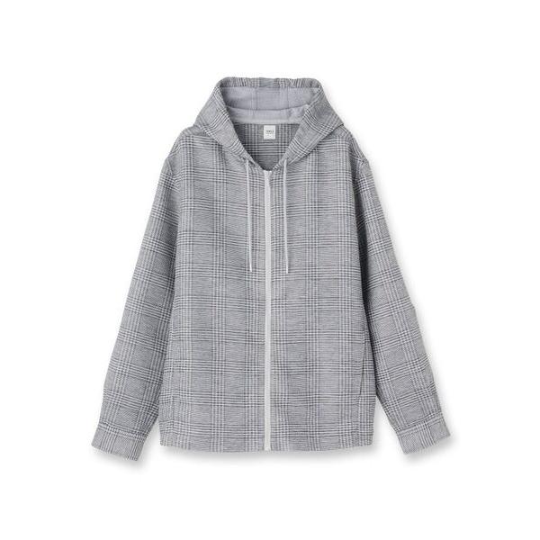 TAKEO KIKUCHI（タケオキクチ） 【軽羽織】カラミ織り フード羽織り