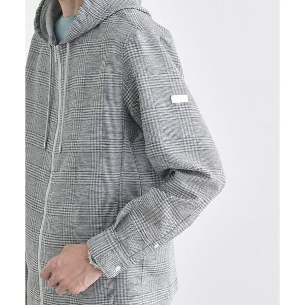 TAKEO KIKUCHI（タケオキクチ） 【軽羽織】カラミ織り フード羽織り