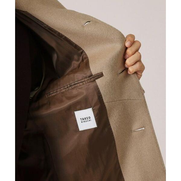 【美品】タケオキクチ ウールカシミヤ スタンドカラーコート TAKEO KIKUCHI / タケオキクチ 【ウールカシミヤブレンド