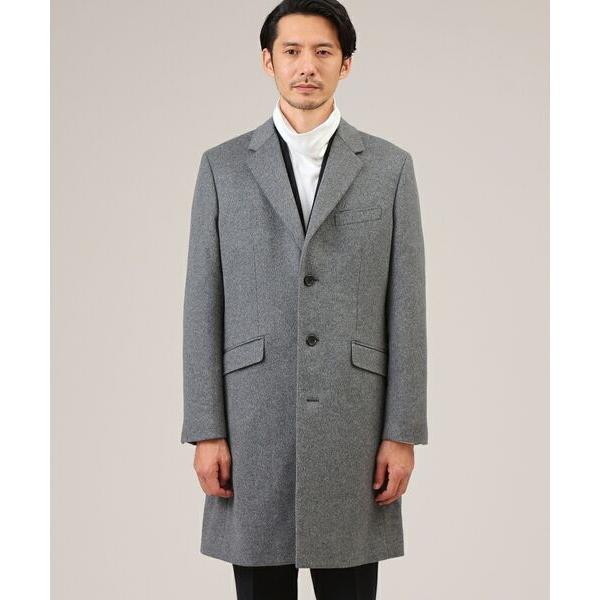 TAKEO KIKUCHI（タケオキクチ） ウールカシミヤブレンド チェスター