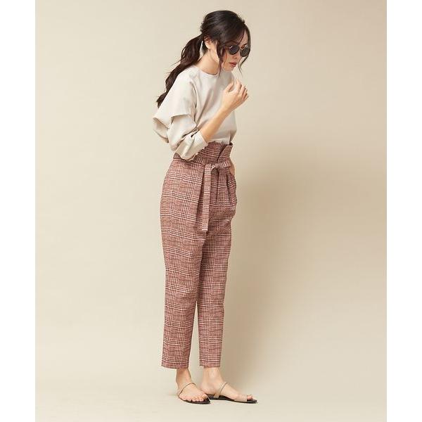 システムで Qualite タカシマヤファッションスクエア 通販 Paypayモール カリテ ギマチェックハイウエストパンツ カラー Germantogo Com