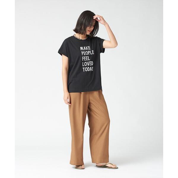 低価日本製 Qualite タカシマヤファッションスクエア 通販 Paypayモール カリテ Message Printtシャツ 最