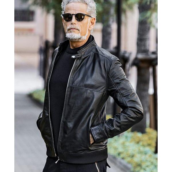 SHIFFON（シフォン） シープレザーブルゾン : タカシマヤファッション