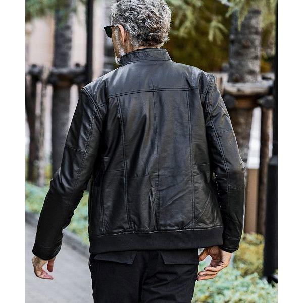 SHIFFON（シフォン） シープレザーブルゾン : タカシマヤファッション