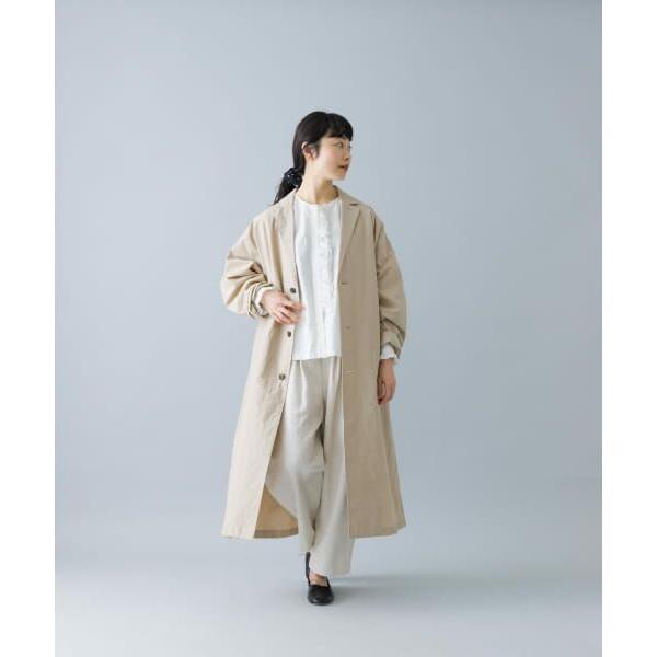 新品タグ付き　かぐれ　コットンシルクショップコート BLACK かぐれ（カグレ）の「コットンシルクショップコート（その他アウター