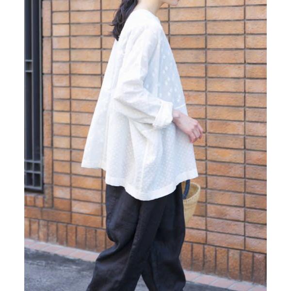 かぐれ『2WAY仕様』 ジャガードパッチワークブラウス　BLACK かぐれ｜『2WAY仕様』 ジャガードパッチワークブラウス - かぐれ