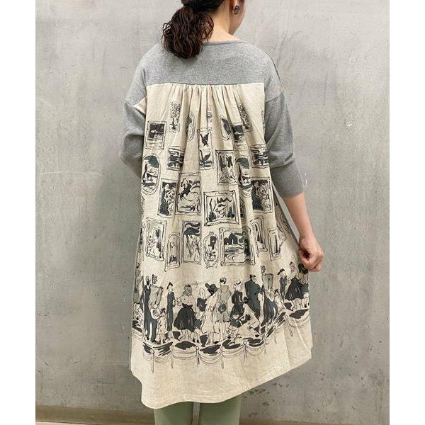 100 本物保証 Beardsley ビアズリー ミュージアムプリントニットワンピース 手数料安い Www Ladislexia Net