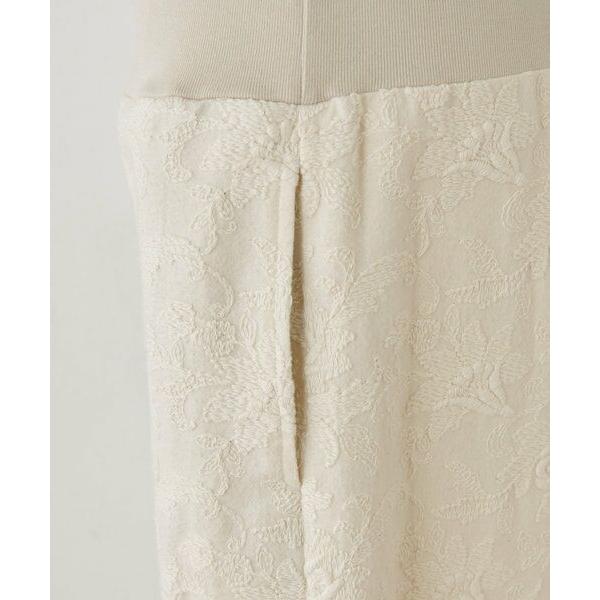 定番セール BEARDSLEY / ビアズリー ウエストリブ刺繍パンツ