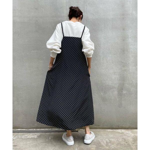 BEARDSLEY / ビアズリー B刺繍ドットサロペットワンピース 