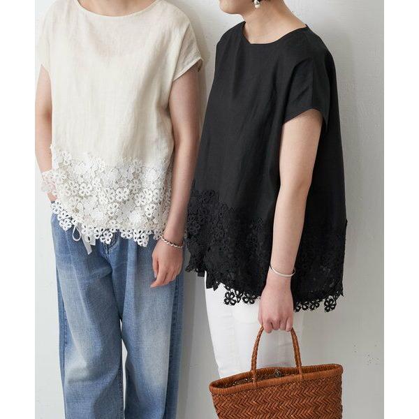BEARDSLEY / ビアズリー 《WEB限定》裾レースブラウス BEARDSLEY / ビアズリー 《WEB限定》裾レースブラウス
