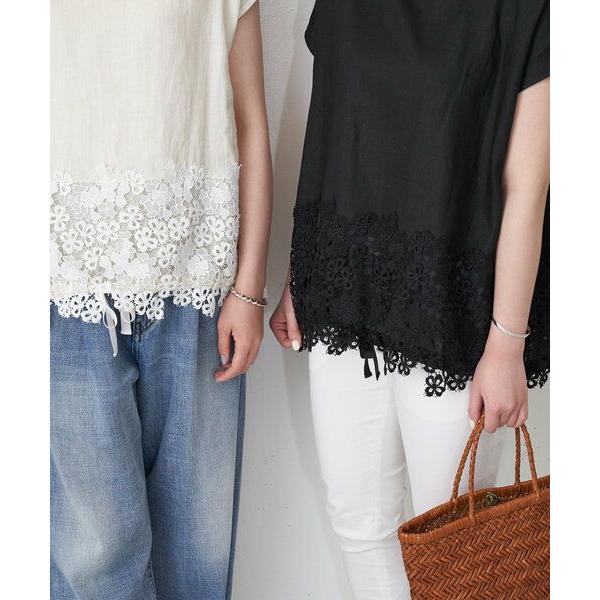 BEARDSLEY / ビアズリー 《WEB限定》裾レースブラウス BEARDSLEY / ビアズリー 《WEB限定》裾レースブラウス