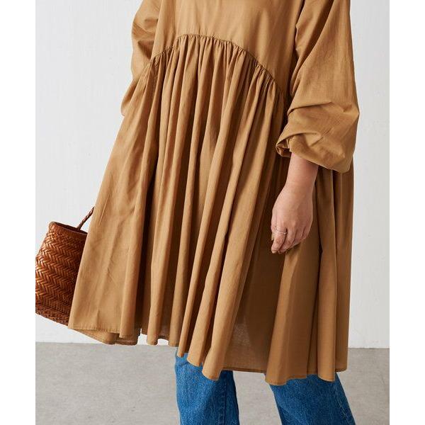 BEARDSLEY / ビアズリー ギャザーチュニックブラウス