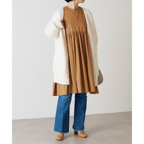 suzu BEARDSLEY ビアズリー　バンドカラー ブラウス ギャザー BEARDSLEY / ビアズリー ギャザーチュニックブラウス