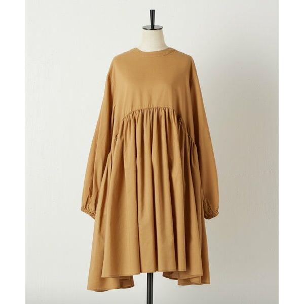 ビアズリーBEARDSLEY　ギャザーチュニック　ローズ BEARDSLEY / ビアズリー ギャザーチュニックブラウス