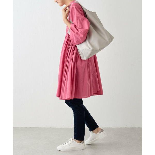 n*o様 【美品】ビアズリー　リネン ギャザーチュニック BEARDSLEY（ビアズリー）の「リネンギャザーチュニック