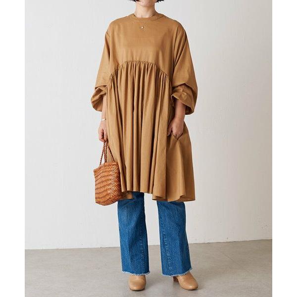 BEARDSLEY / ビアズリー ギャザーチュニックブラウス