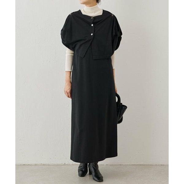 BEARDSLEY / ビアズリー 《HiROMITHiSTLE》ケープ付きロングワンピース 