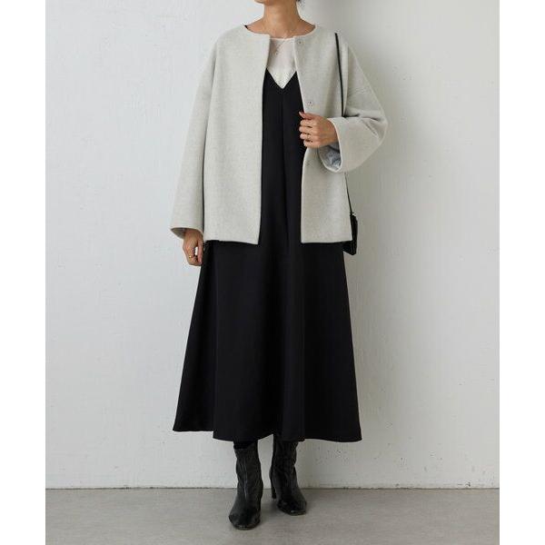 BEARDSLEY / ビアズリー 後ろぷっくりウールショートコート BEARDSLEY / ビアズリー 後ろぷっくりウールショートコート