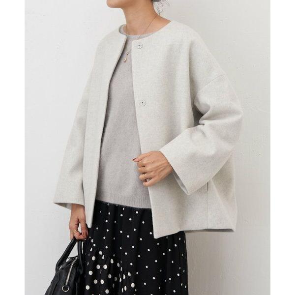 BEARDSLEY ビアズリー ウシロプックリダンボールライトコート ピンク　0 BEARDSLEY ビアズリー ウシロプックリダンボールライトコート