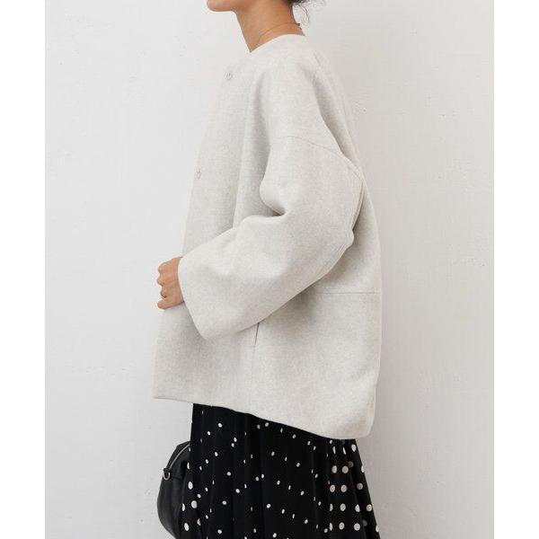 BEARDSLEY / ビアズリー 後ろぷっくりウールショートコート