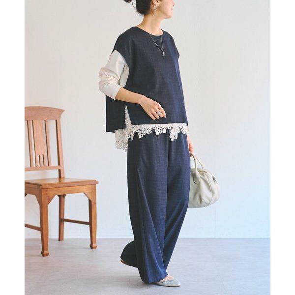 BEARDSLEY / ビアズリー マルチウエストリブパンツ《6サイズ展開》の画像