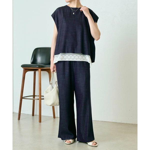 BEARDSLEY / ビアズリー マルチウエストリブパンツ《6サイズ展開》の画像