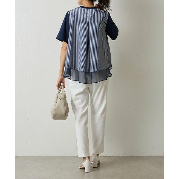 最終価格‼️新品今期BEARDSLEY ストライプコンビカットソー✨17600円 BEARDSLEY / ビアズリー ストライプコンビカットソー