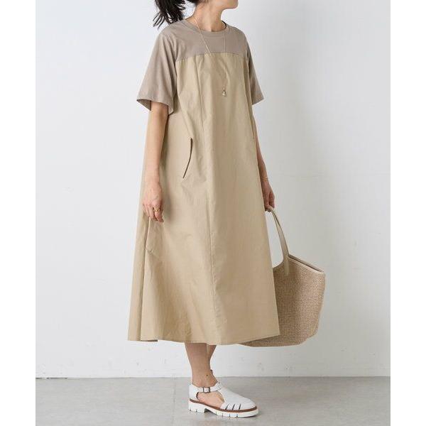 【BEARDSLEY】カットコンビフレアワンピース BEARDSLEY（ビアズリー）の「カットコンビフレアワンピース