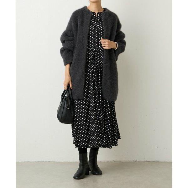 【極美品】BEARDSLEYビアズリーギャザーワンピース サイズ0 ブラック BEARDSLEY（ビアズリー）の「ジャージーギャザーワンピース