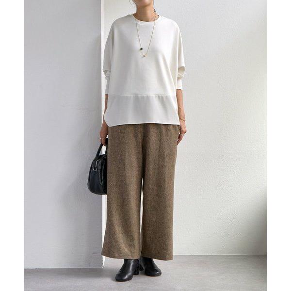BEARDSLEY（ビアズリー） ウエストリブネップツイードパンツ