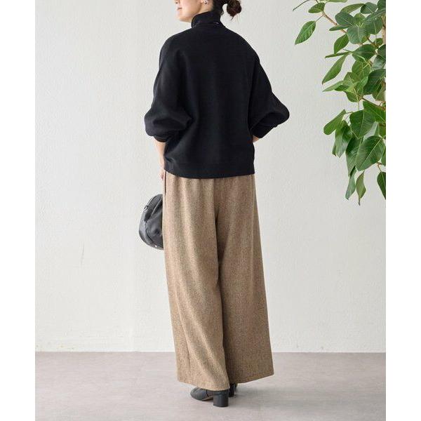 BEARDSLEY（ビアズリー） ウエストリブネップツイードパンツ