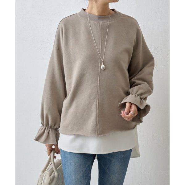 BEARDSLEY（ビアズリー） 袖口フリルトレーナー : タカシマヤ