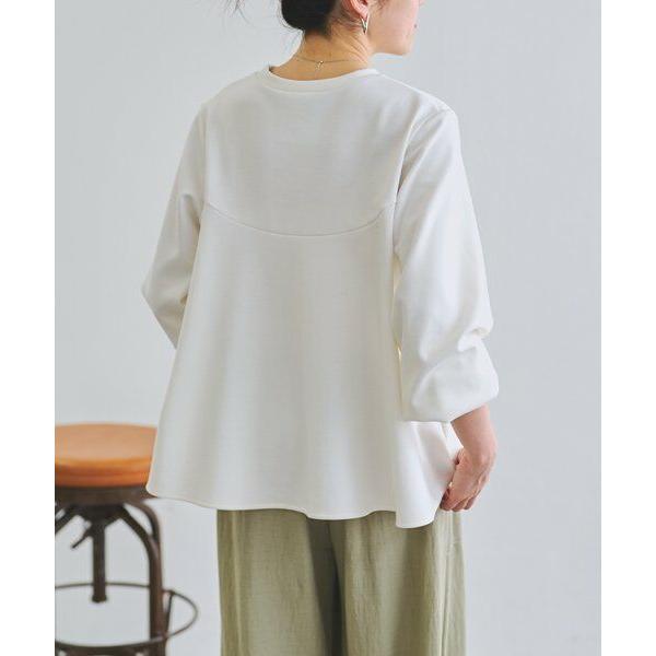 BEARDSLEY ビアズリー　アイボリー　ウール圧縮プルオーバー　サイズF BEARDSLEY（ビアズリー）の「圧縮ジャージードルマンプルオーバー