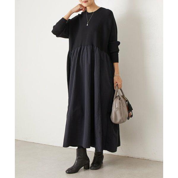 BEARDSLEY / ビアズリー ニットコンビワンピースの画像