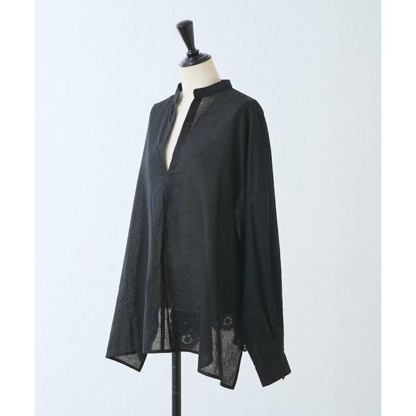 BEARDSLEY / ビアズリー 裾カットワークシャツの画像