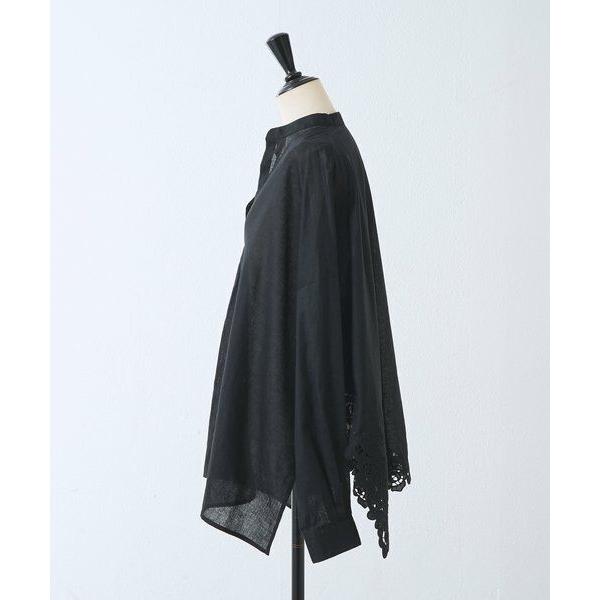 BEARDSLEY / ビアズリー 裾カットワークシャツの画像