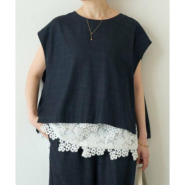 BEARDSLEY（ビアズリー） 裾レースフレンチカットソー : タカシマヤ