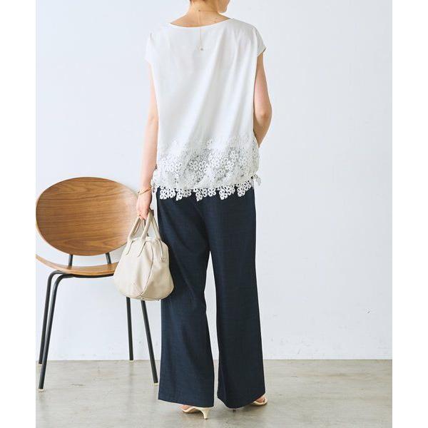 BEARDSLEY（ビアズリー） 裾レースフレンチTシャツ : タカシマヤ