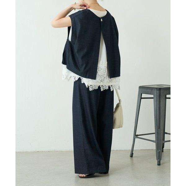 BEARDSLEY（ビアズリー） 裾レースフレンチカットソー : タカシマヤ