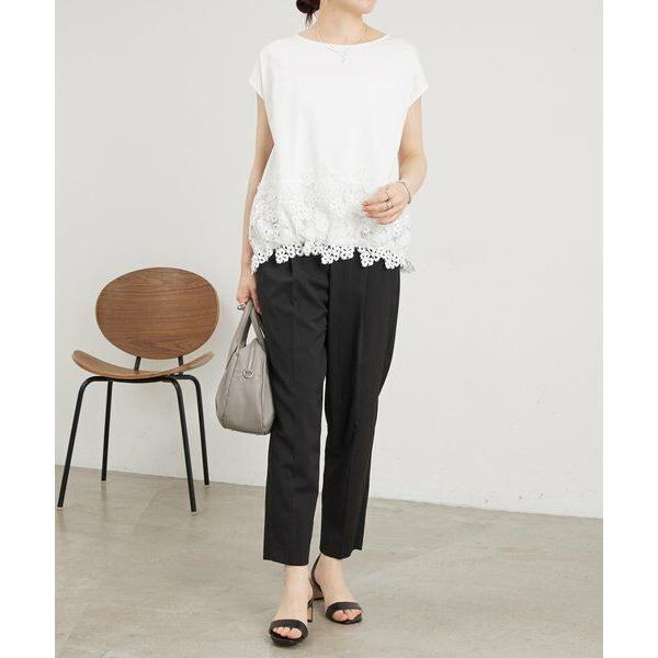 BEARDSLEY（ビアズリー） 裾レースフレンチカットソー : タカシマヤ
