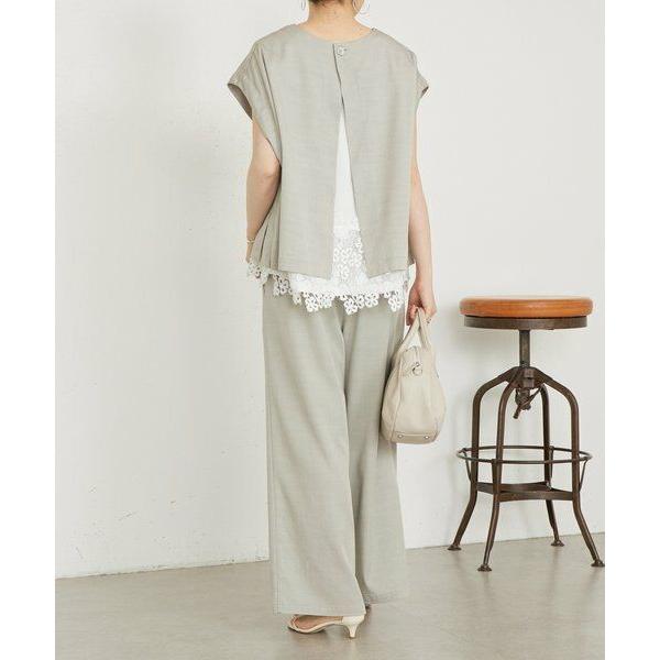 BEARDSLEY（ビアズリー） 裾レースフレンチTシャツ : タカシマヤ