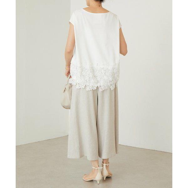 BEARDSLEY（ビアズリー） 裾レースフレンチカットソー : タカシマヤ
