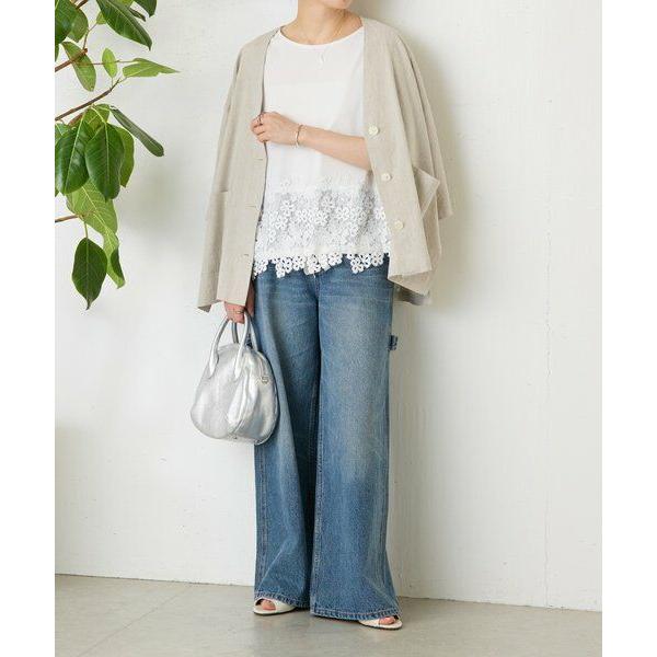 BEARDSLEY（ビアズリー） 裾レースフレンチカットソー : タカシマヤ