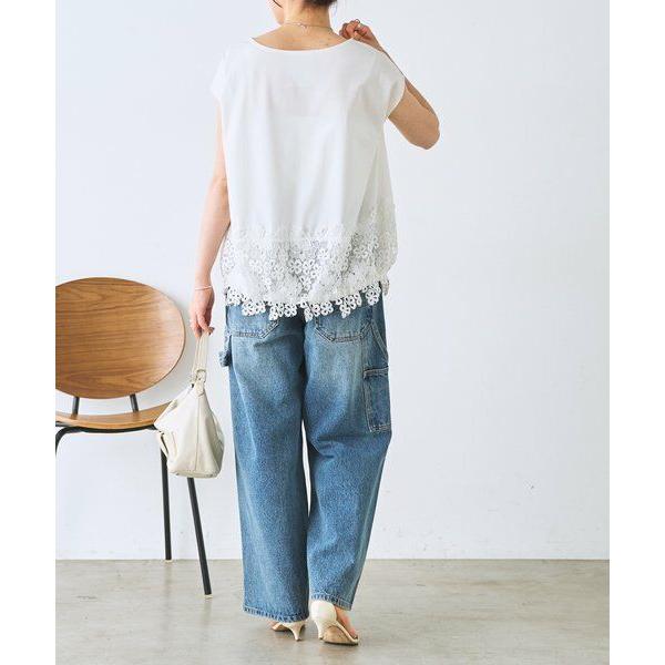 BEARDSLEY（ビアズリー） 裾レースフレンチTシャツ : タカシマヤ
