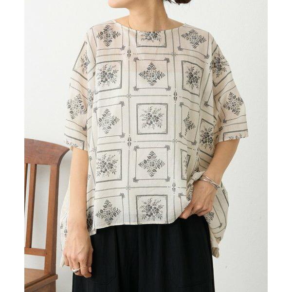 BEARDSLEY（ビアズリー） 刺繍風プリントプルオーバー : タカシマヤ