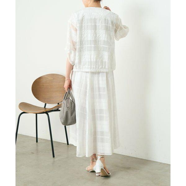 【新品】25SS BEARDSLEYビアズリー シアーチェックフレンチブラウス BEARDSLEY（ビアズリー） シアーチェックジップブルゾン : タカシマヤ