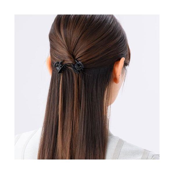 コンプレックスビズ　ヘアクリップ２個組、ヘアコーム 2個組セット ブラック センシュアルフラワー ホイップクリップ2個セット(ブラック
